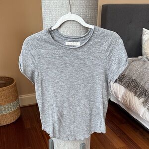 We The Free Heather Gray Short Sleeve Tee